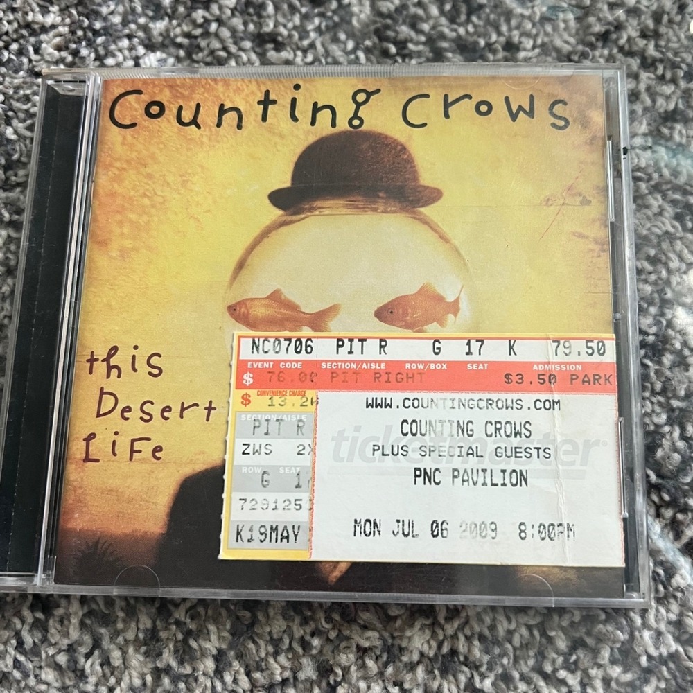 Counting Crows This Desert Life CD 1999 Geffen Records Alt Rock Hanginaround